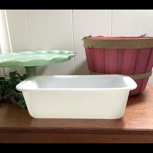 Vintage Pyrex Opal 213 Loaf Pan